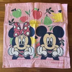 【新品】ディズニー ミッキー＆ミニー フルーツ柄 タオル 第一生命 ノベルティのサムネイル