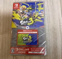 新品未開封　スプラトゥーン3 + エキスパンション・パス　switch