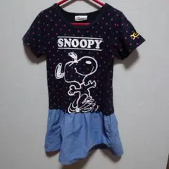X-girl SNOOPY コラボ 半袖 ワンピースのサムネイル