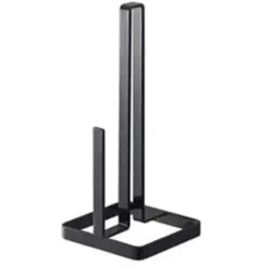 TOWER キッチンペーパー ホルダー スタンド ブラック
