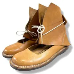 希少✨ トリッペン 37 レザーシューズ 幅広アンクル ストラップ キャメルのサムネイル