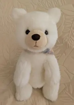 森のくまさん　ホワイト　テディベア　ぬいぐるみ　サン・アロー　くま　レア
