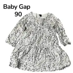 Baby Gap 花柄ワンピース 90 長袖