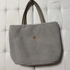 もこもこリバーシブルバック ベージュ