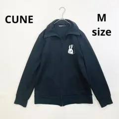 6338【美品】キューン　トラックジャケット　ジャージ　前後ロゴ　うさぎロゴ