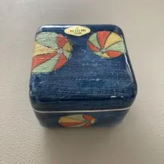 有田焼 蓋付き小物入れ 手毬柄 四角 和風 小箱