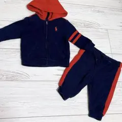 ラルフローレン★ネイビー×レッド　パーカー×パンツset セットアップ★