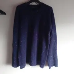 ネイビー セーター