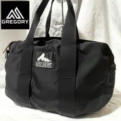 Gregory グレゴリー ボストンバッグ ブラック ハンドバッグ 旧ロゴのサムネイル