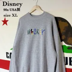 90s USA製 MICKEY & CO. ミッキー スウェット サイズXL