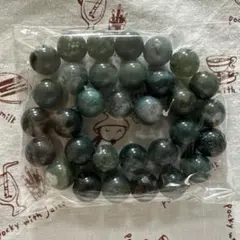 モスアゲート　天然石 12㎜　1連