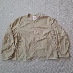 DANTON ノーカラー ジャケット ベージュ M