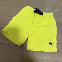 DOUBLE_B イエロー 半ズボン クマ刺繍