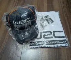 WRC 長袖Tシャツ Lサイズ ホワイト 　キャップ ネイビーブルー　セット