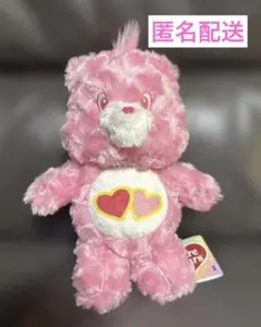 ケアベア　ローズベアＭＢぬいぐるみ２　ピンク