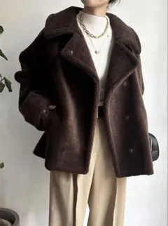 極美品】アーバンコードロンドン エコファー ブルゾン ジャケット