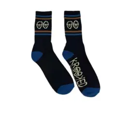KROOKED EYES SOCK BLACK