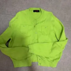 CABaN カーディガン ライトグリーン 長袖　コットンカシミアのサムネイル