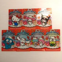 ハローキティ 50周年記念カード7枚セット