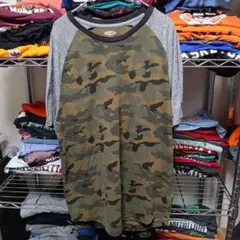 90sバングラデシュ製М古着メンズヴィンテージ迷彩柄tシャツUSA直輸入のサムネイル