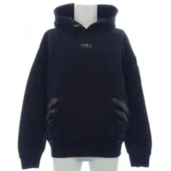 【クリーニング済】MONCLER×adidasコラボ　ブラックフード付きパーカー