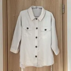 Honeys GLACIER 7分袖シャツ アイボリー