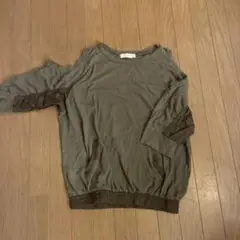 CECIL Mc BEE 肩出し カーキ トップス