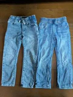 GAP ギャップ デニムズボン2枚セット110cm デニムブルー スリムフィット