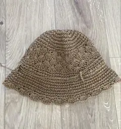 無印良品　こども　キッズ　麦わら帽子　52㎝　muji labo