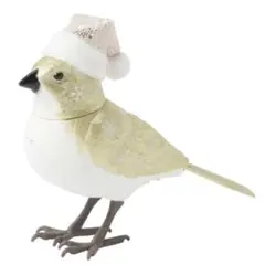 ミュージックバード　ゴールド　鳥　フランフラン　クリスマス