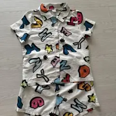 SHEIN 半袖シャツ＆ショートパンツセット 6Y