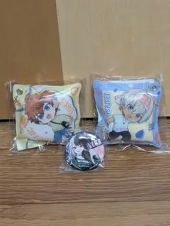 にじさんじ くら寿司コラボ ビっくらポン　クッションチャーム　缶バッジ