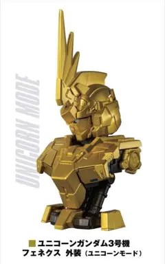 MSメカニカルバストユニコーンガンダム3号機 フェネクス 外装 ユニコーンモード