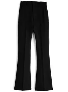 センタープレスフレアパンツ