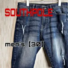 AB26【SOUTH POLE】デニムショートパンツ【メンズ30インチ】
