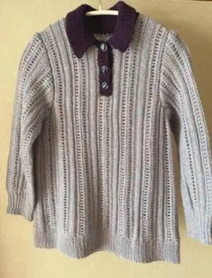 手編みセーター　サイズS