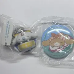 くら寿司 みるく シナモロール　フィギュア 缶バッチ