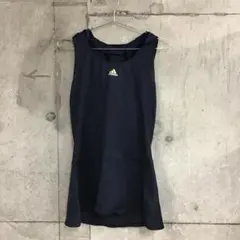 adidas CLIMALITE フード付きタンクトップ M 黒　OAM-124のサムネイル