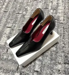Ameri VINTAGE パンプス ブラック Lサイズ　試着のみのサムネイル