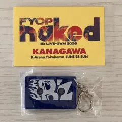 B'z☆FYOP naked☆ガチャ☆Kアリーナ カセットチャーム&リストバンド