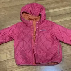 montbell キルティングフード付きアウター 80cm ピンク
