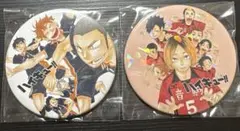 烏野高校、音駒高校 コレクション缶バッジ 原作 ハイキュー