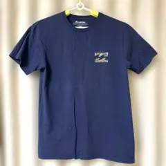 BILLABONG ビラボン 半袖Tシャツ M ネイビー 綿100% ロゴのサムネイル