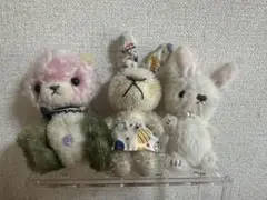 作家様 ぬいぐるみ 3体セット　クマ　うさぎ