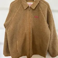 Levi's キャメル　フリースジャケット L