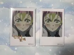 鬼滅の刃　柱カフェ　チェキ風ブロマイド　甘露寺蜜璃　2枚