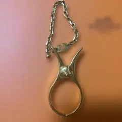 HERMES グローブホルダー 手袋ホルダー ゴールドのサムネイル