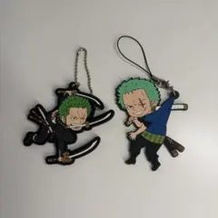 ワンピース ロロノア・ゾロ ラバーマスコット 2個セット
