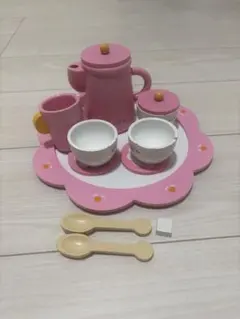 アフタヌーンティーセット ケーキショップセット　木のおもちゃ