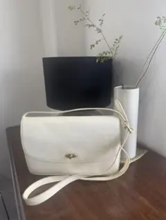 希少カラー｜OLD COACH オールドコーチ ショルダーバッグ ホワイトレザー